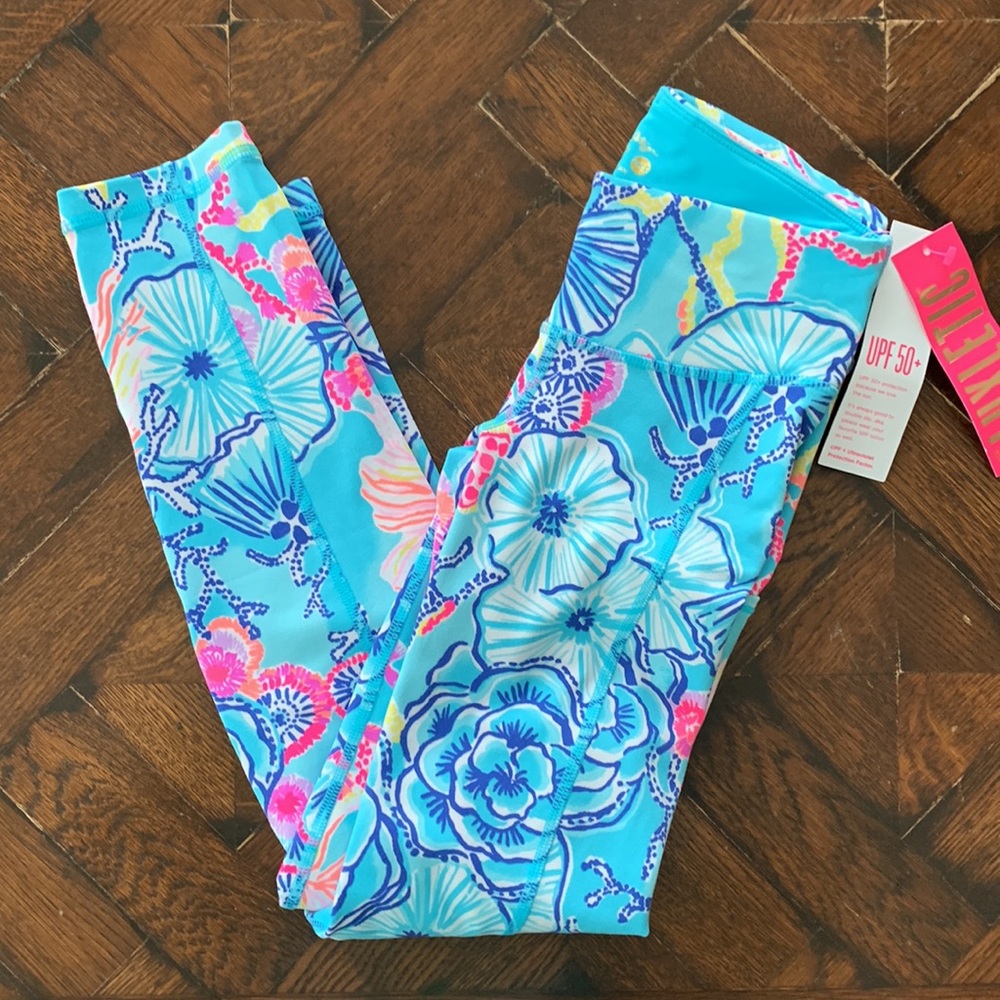 Lilly Pulitzer Weekender MIDI Legging in Bali Blue